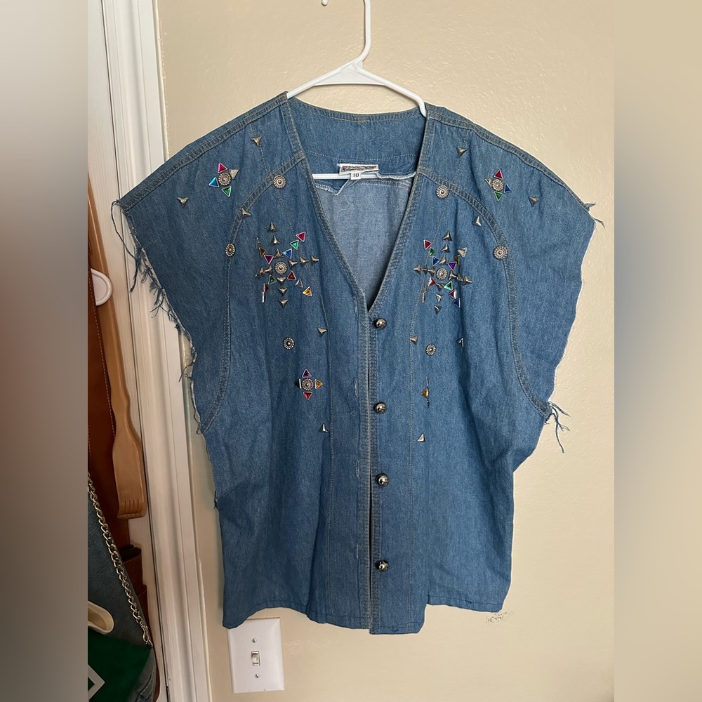 Vintage Monique fashions vest cardigan